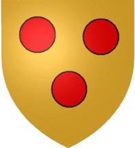 D'or à trois tourteaux de gueules